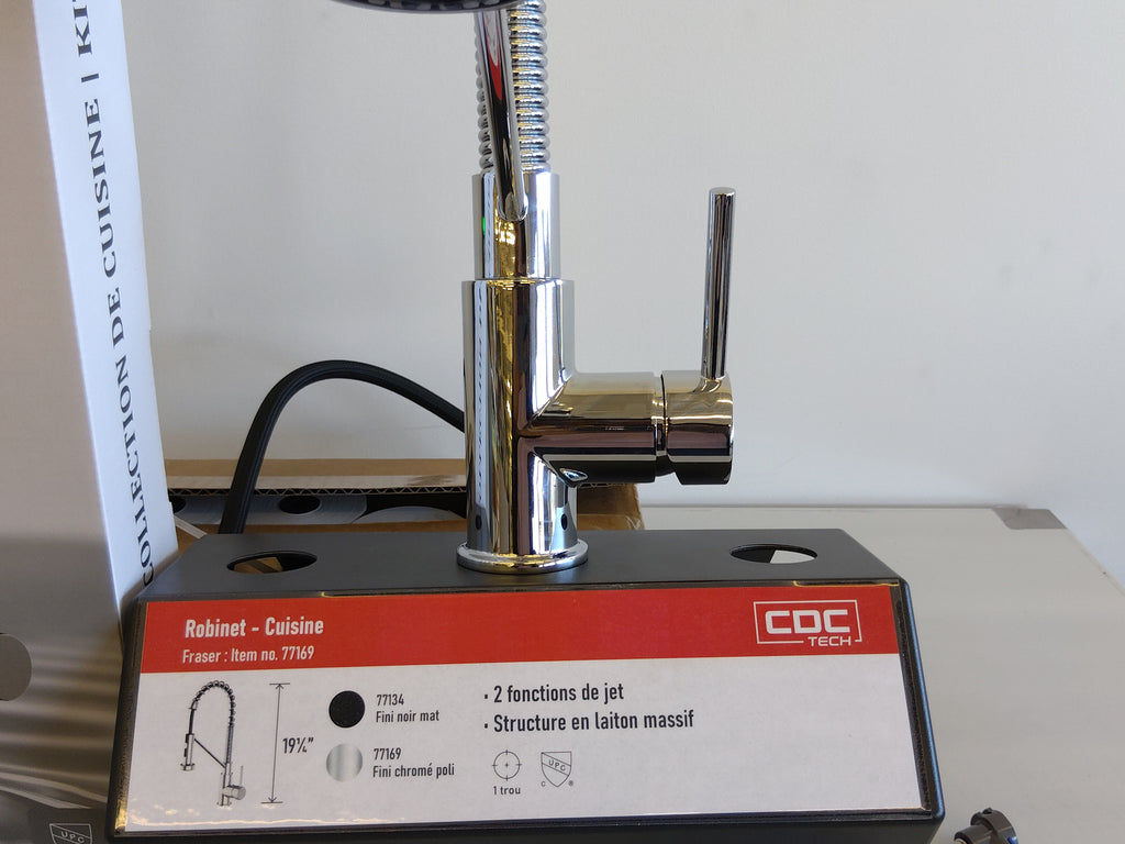 Robinet Chromé poli 19-1/4''