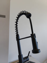 Robinet Noir mat 20-1/4''