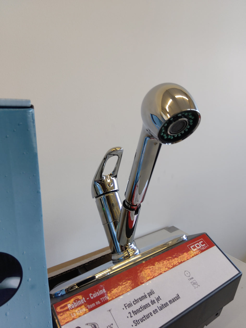 Robinet Chromé poli 6.5''