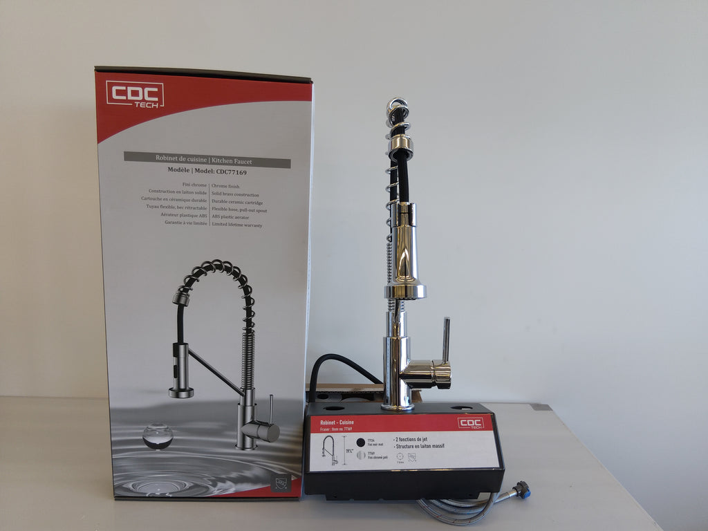 Robinet Chromé poli 19-1/4''