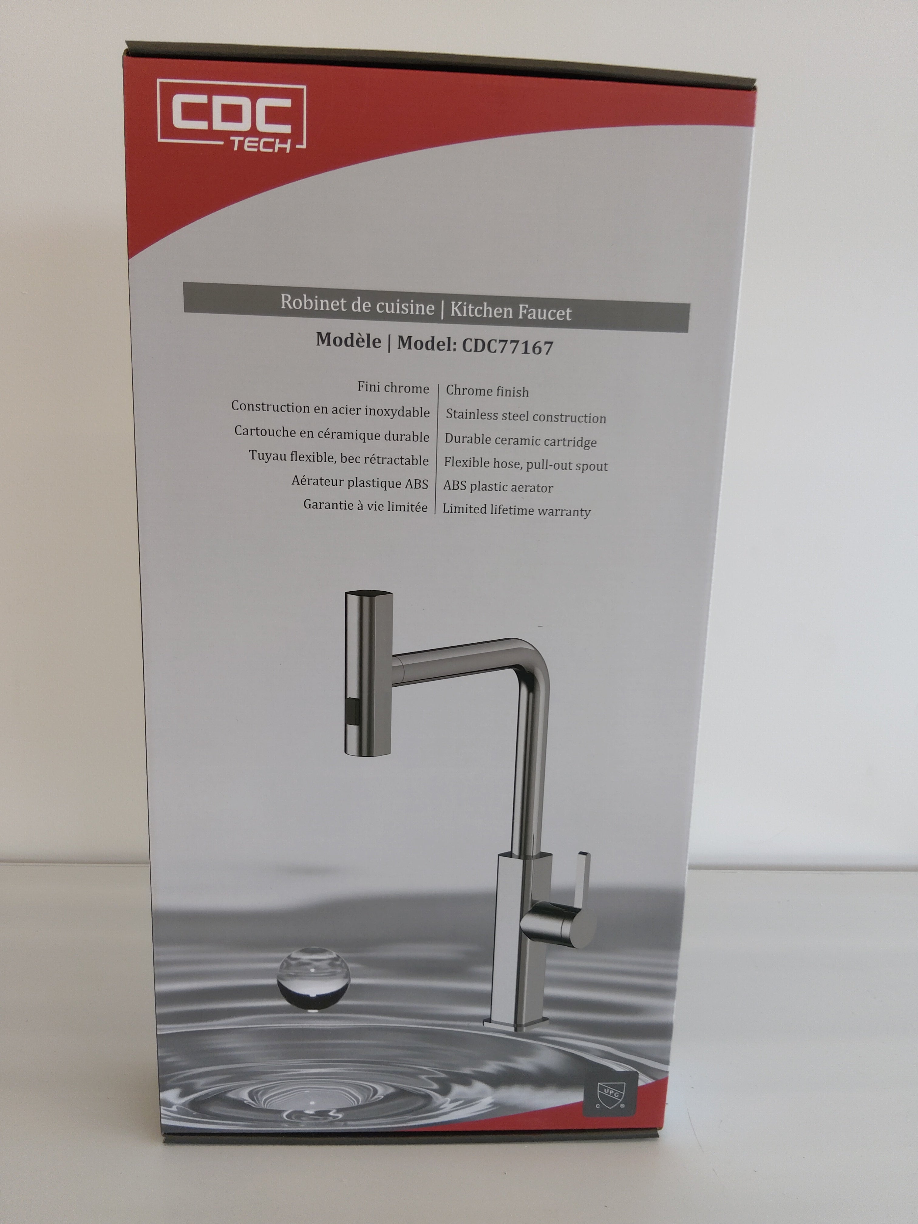 Robinet Chromé poli 16''