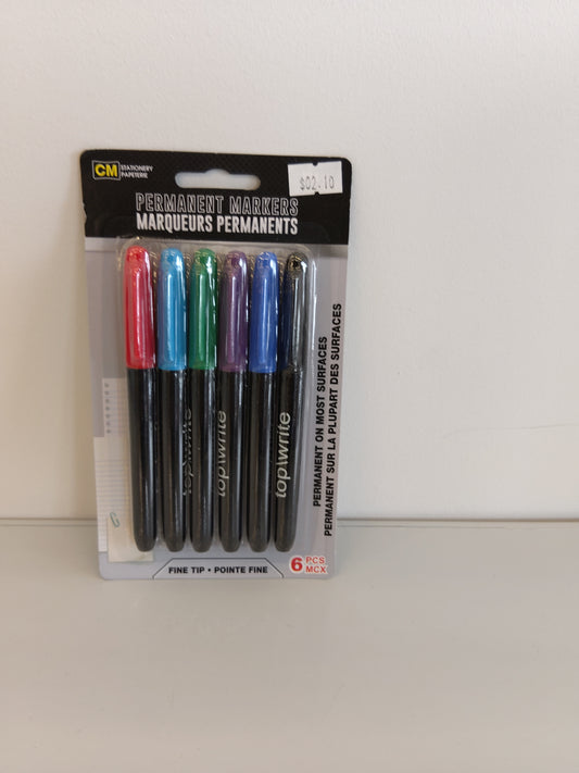 permanent markers