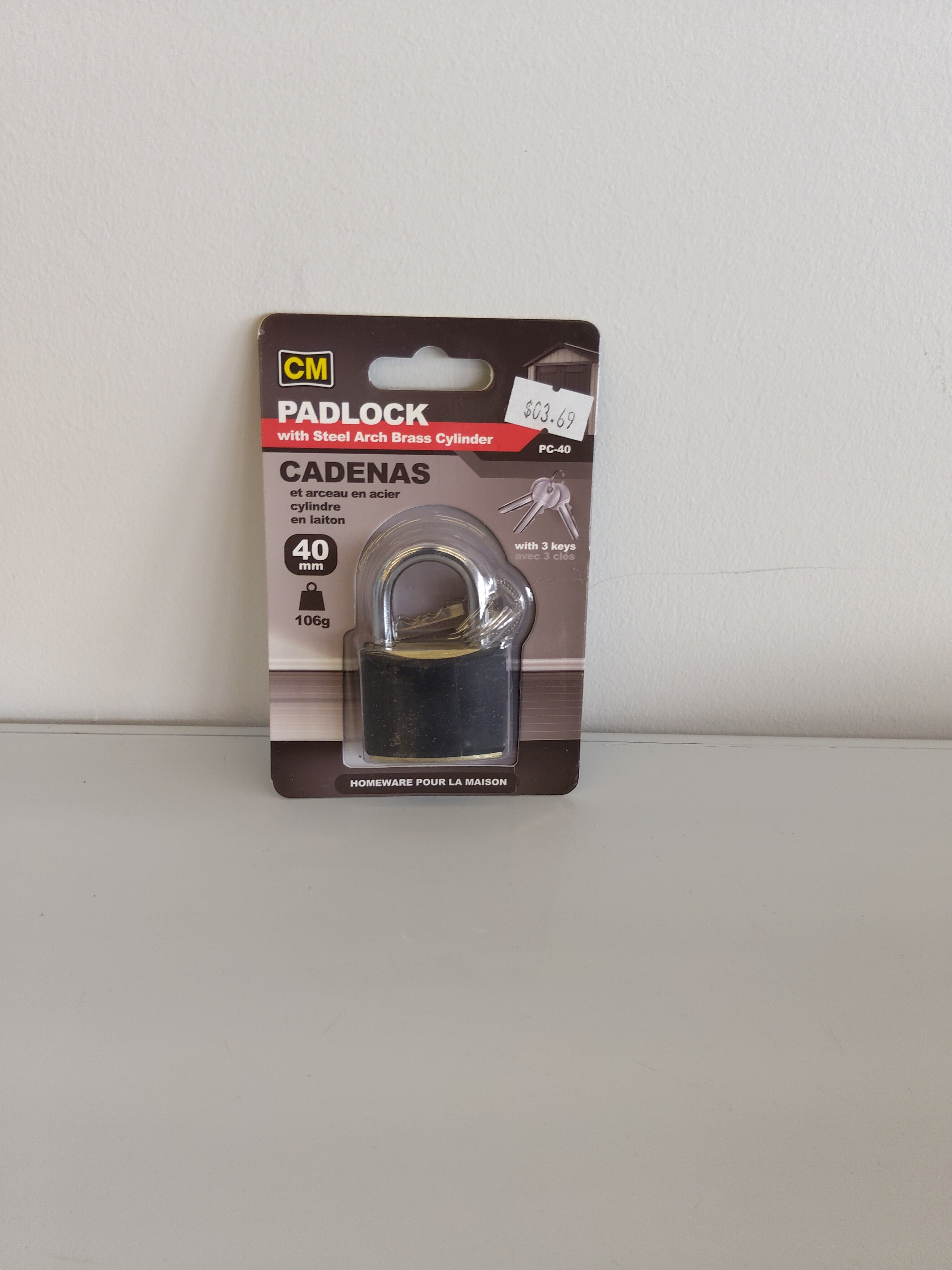 cadenas PADLOCK 40mm