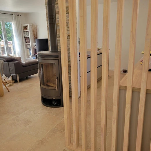 Claustra- mur séparateur en wpc