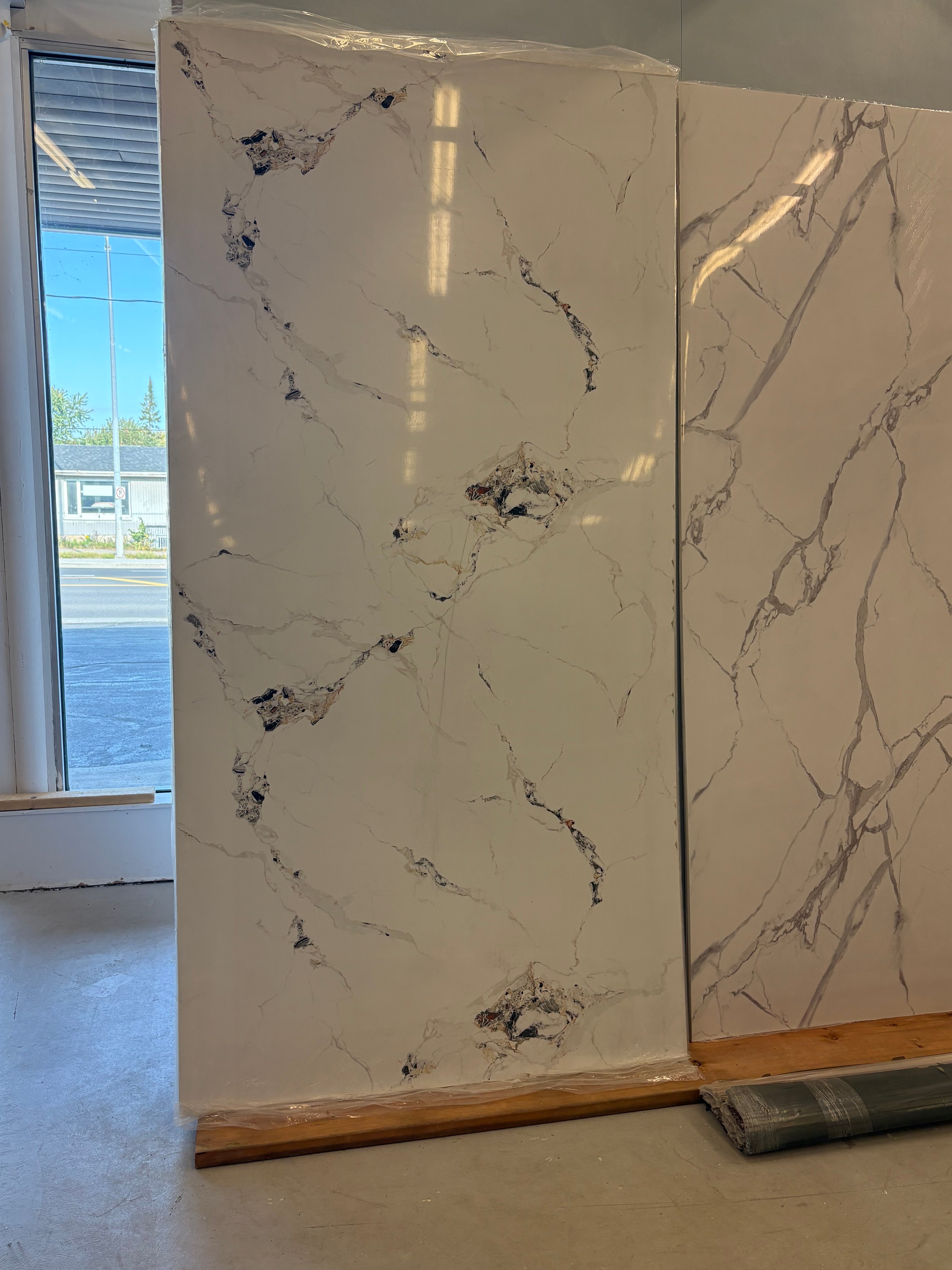 Panneau PVC imitation marbre 4 pieds x 8 pieds - FM 1