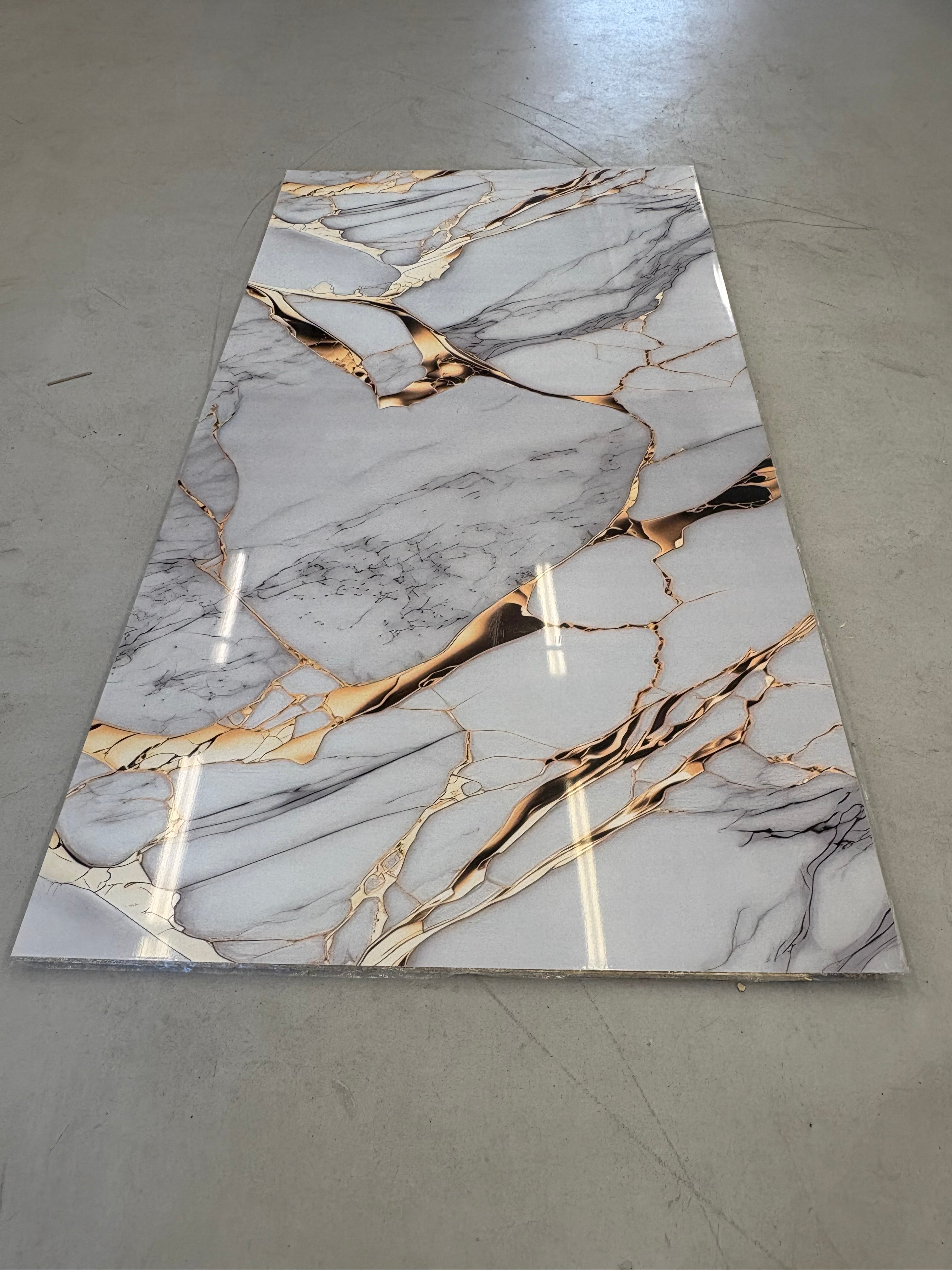 Panneau PVC imitation marbre 4 pieds x 8 pieds - FM 3