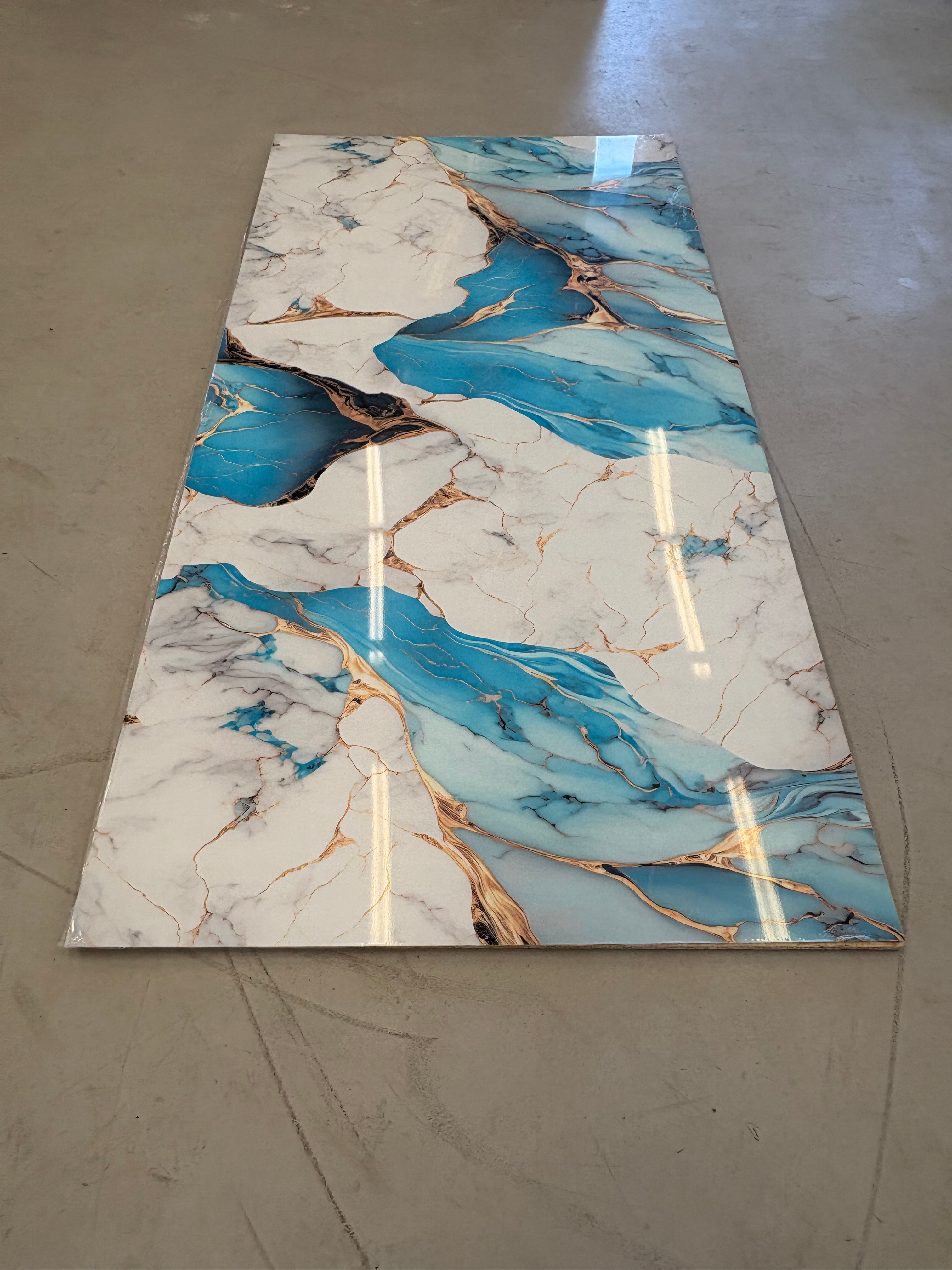 Panneau PVC imitation marbre 4 pieds x 8 pieds - FM 8