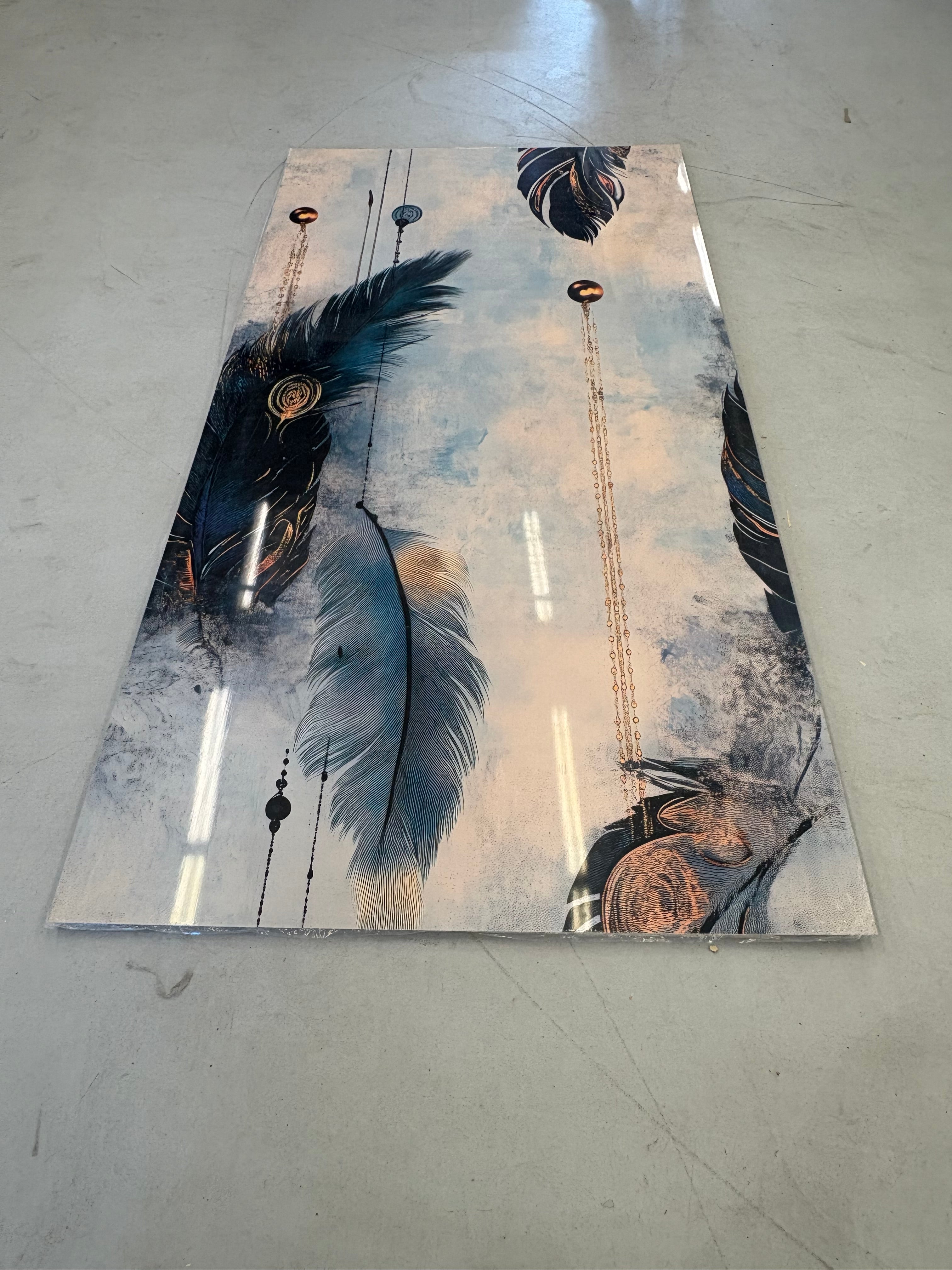 Panneau PVC imitation marbre 4 pieds x 8 pieds - FM 7