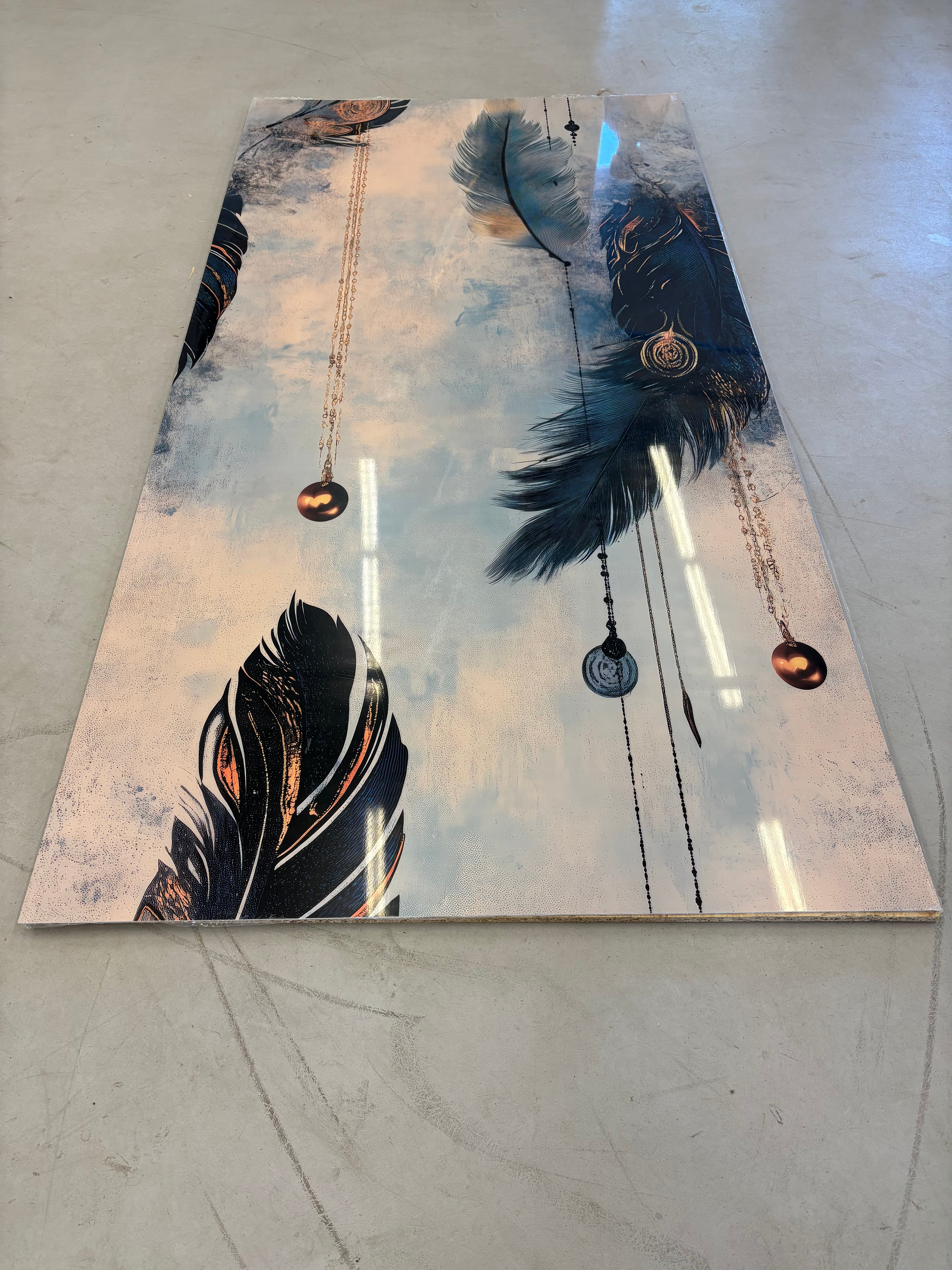 Panneau PVC imitation marbre 4 pieds x 8 pieds - FM 7