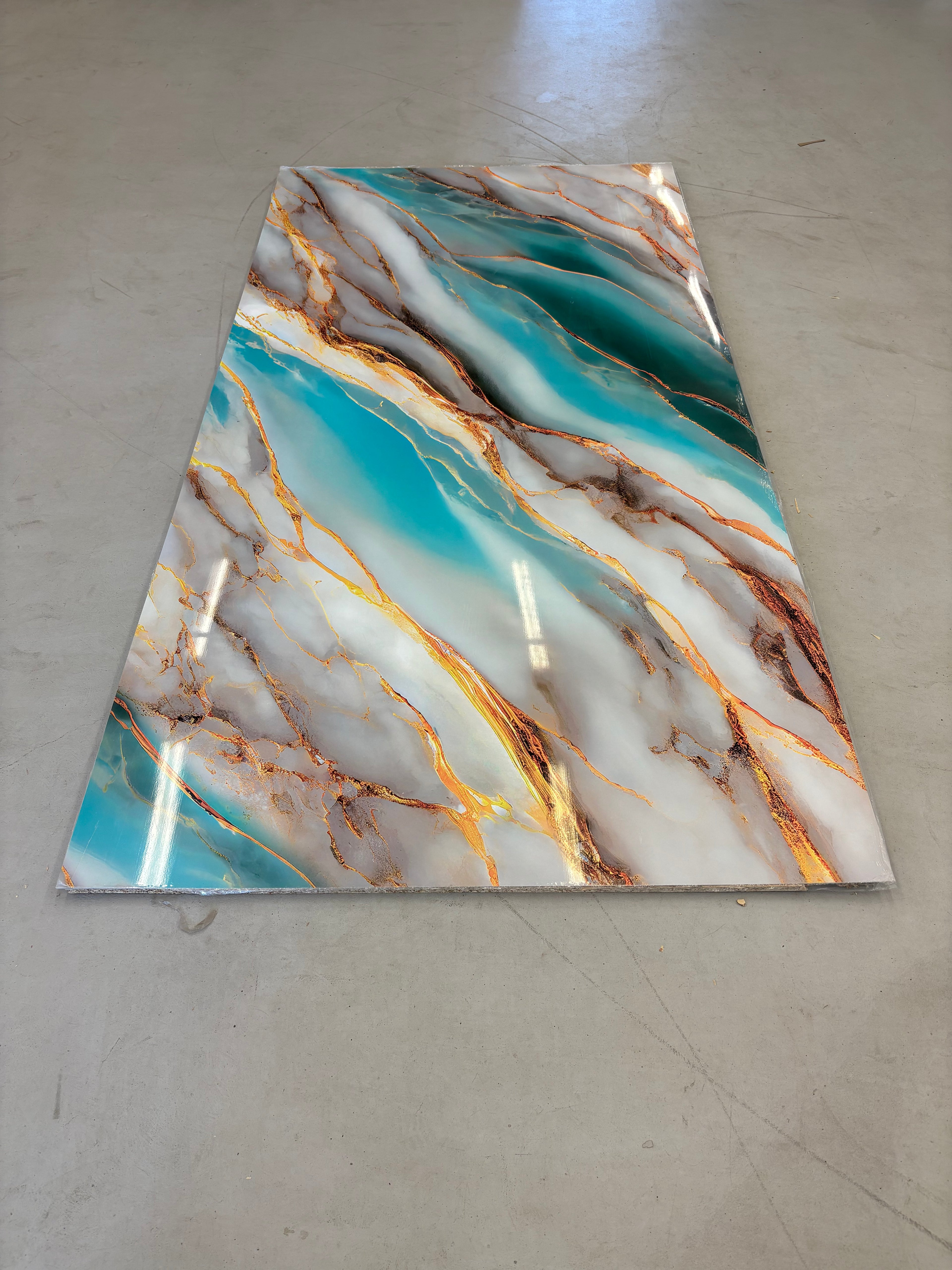 Panneau PVC imitation marbre 4 pieds x 8 pieds - FM 6